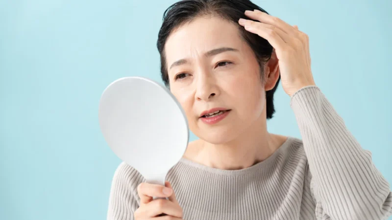 50代・60代の髪の悩み。つむじ割れ・ボリューム不足を「5秒」で解決する方法